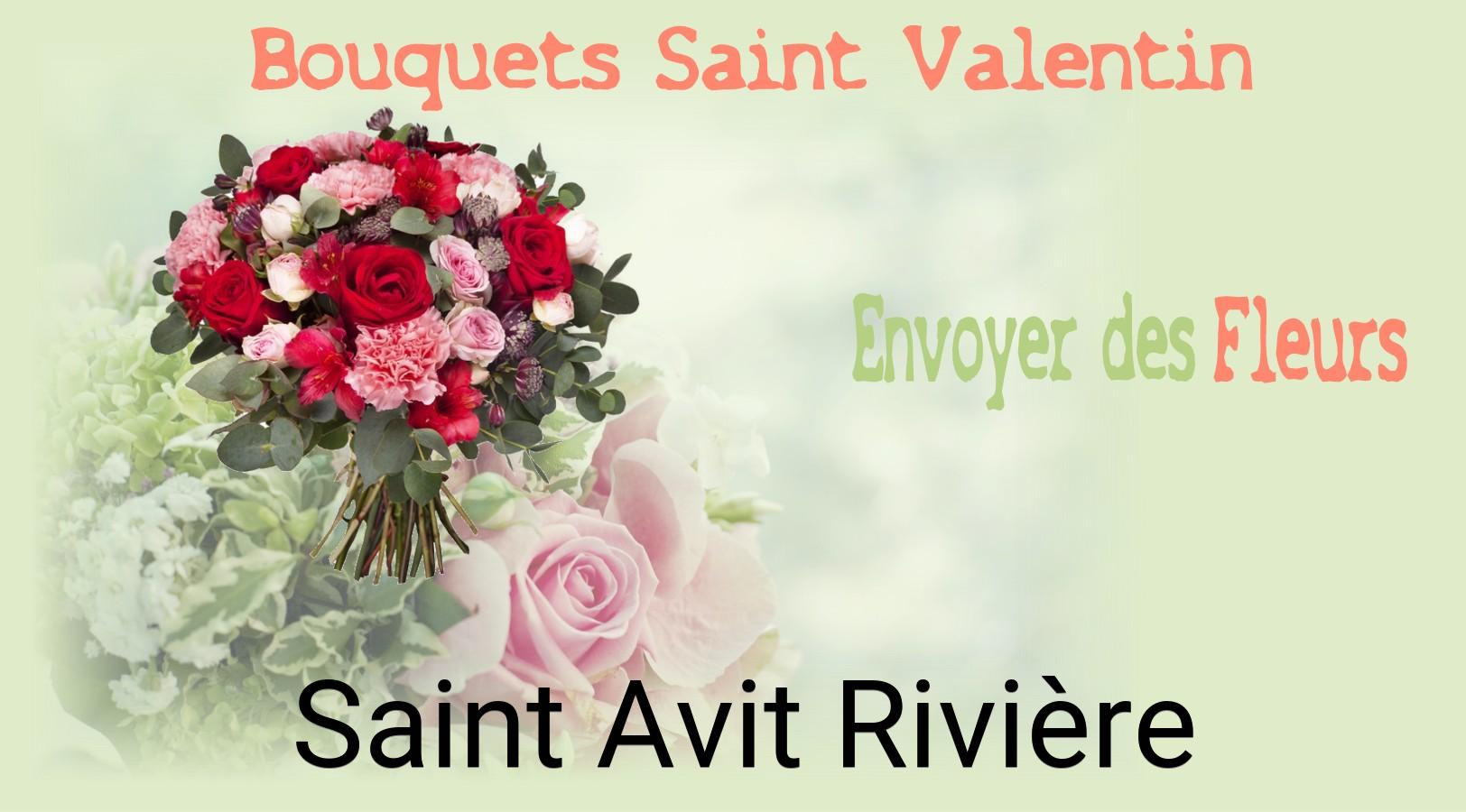 Roses de Saint-Valentin livrées à Saint-Avit-Rivière